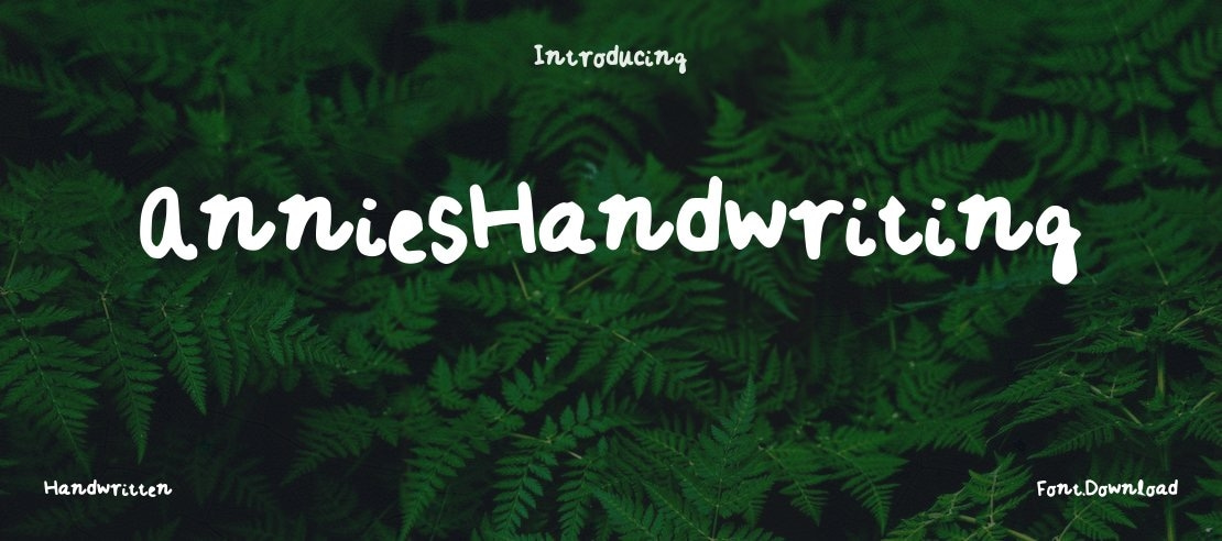 AnniesHandwriting Font