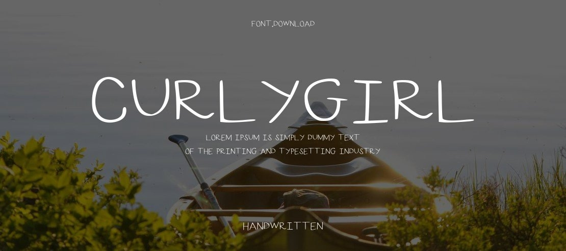 CurlyGirl Font