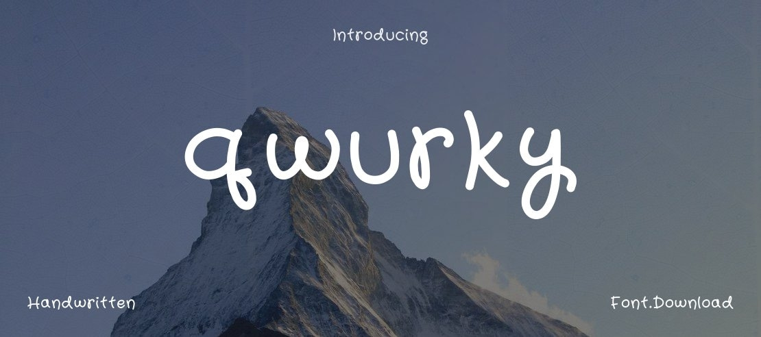 qwurky Font