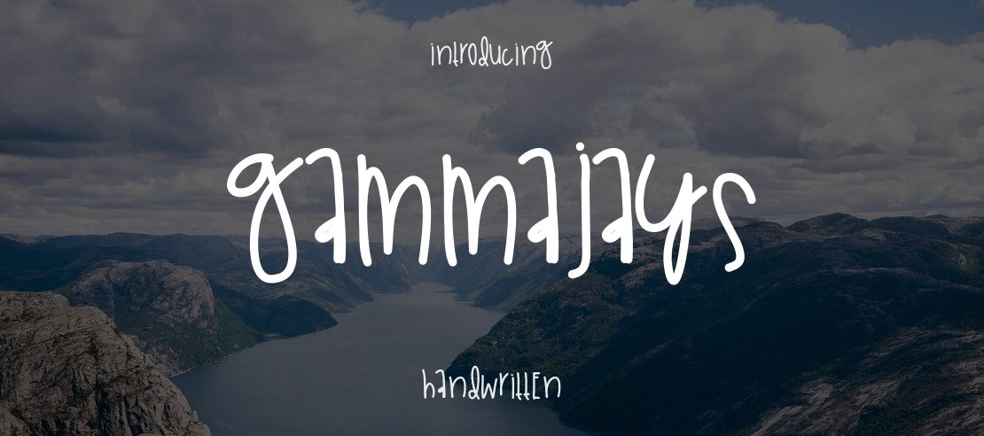 GammaJays Font