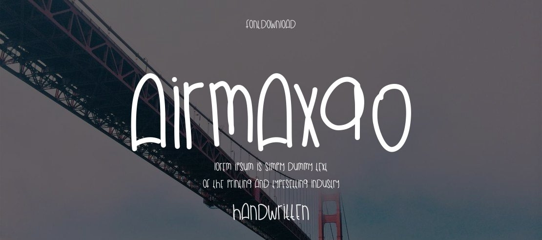 AirMax90 Font