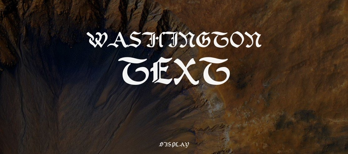 Washington Text Font Family