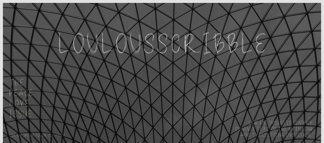 LoulousScribble Font