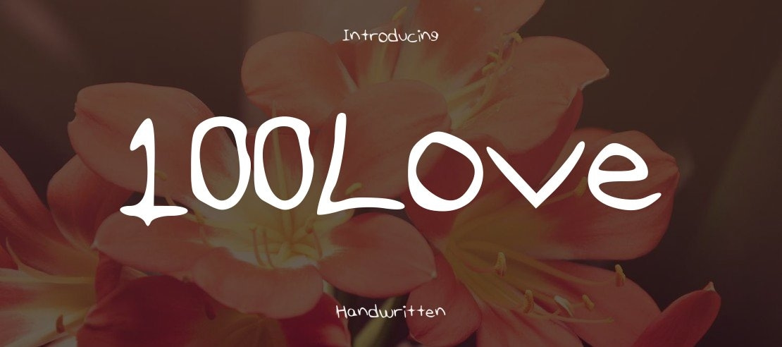 100Love Font