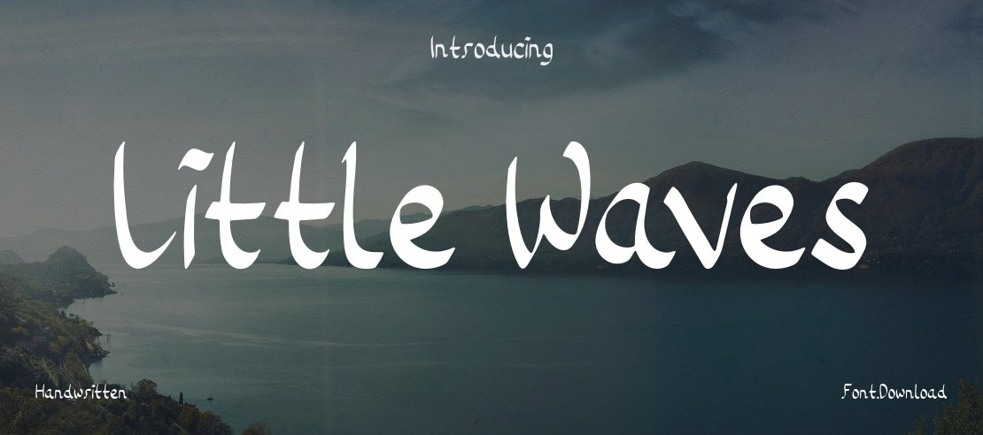 Little Waves Font