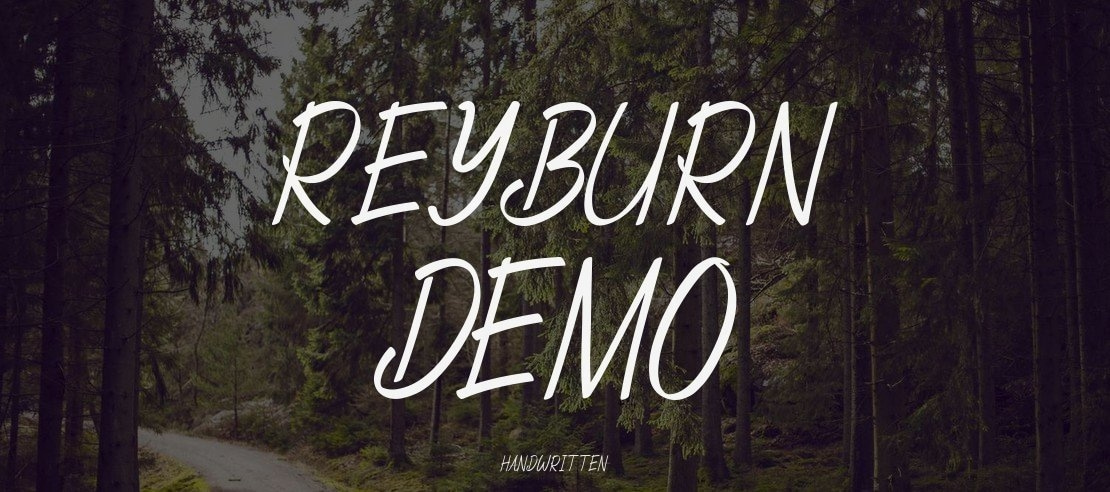 Reyburn Demo Font