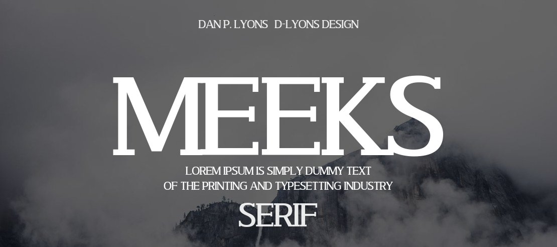 Meeks Font