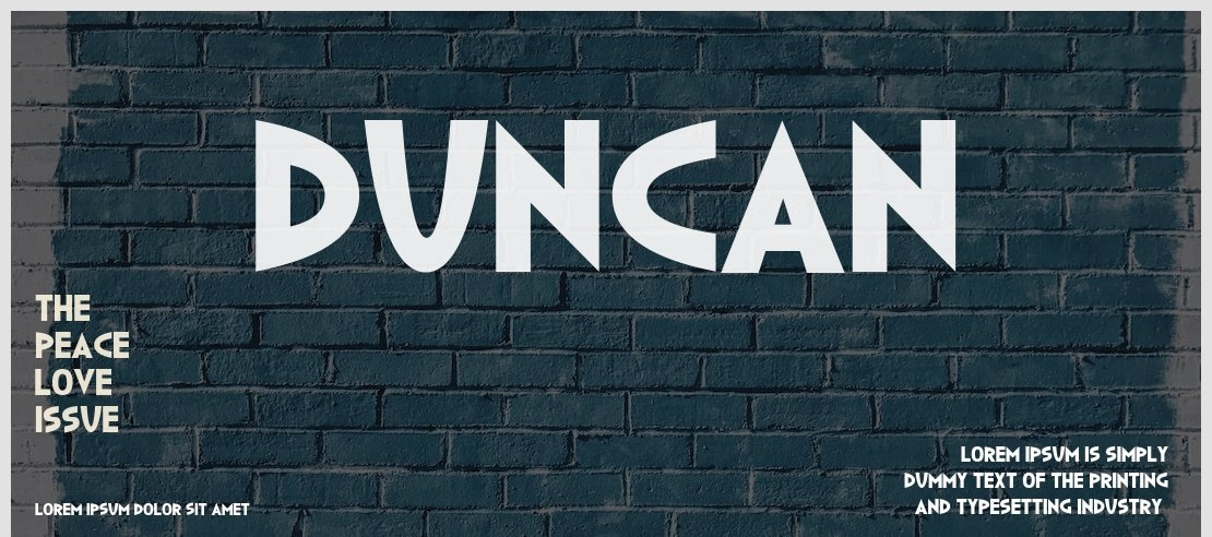 Duncan Font