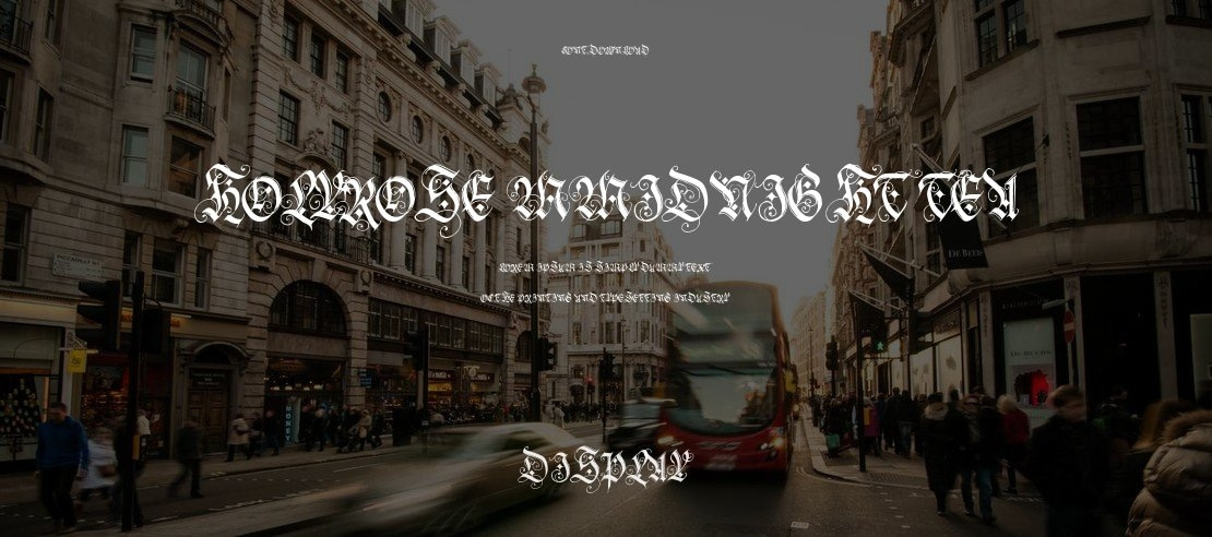 Holyrose Mmidnight Tea Font