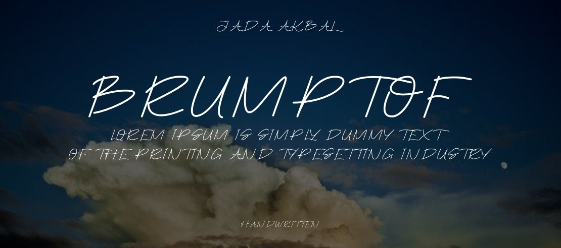 Brumptof Font