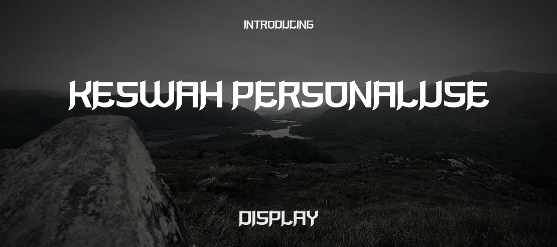 Keswah personaluse Font