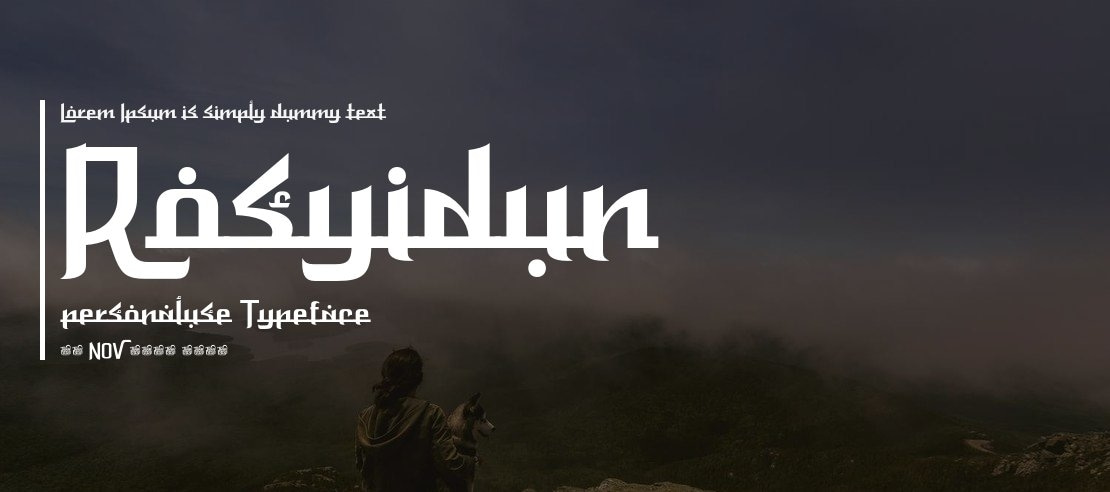 Rosyidun personaluse Font