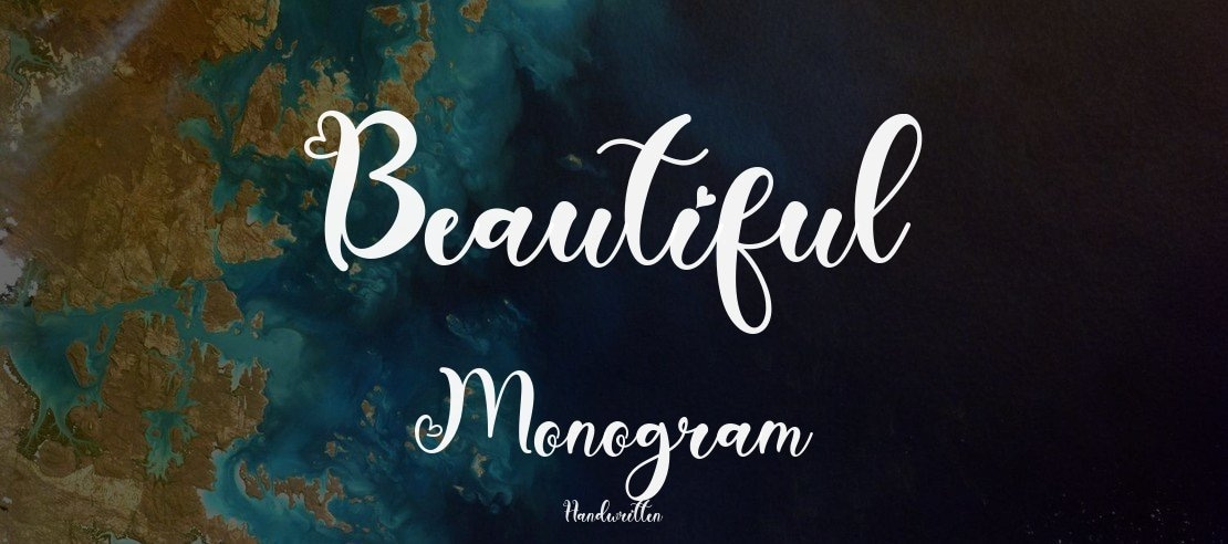 Beautiful Monogram Font Family