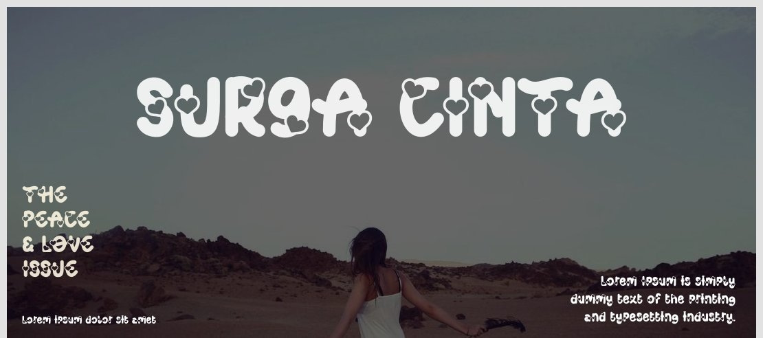 SURGA CINTA Font