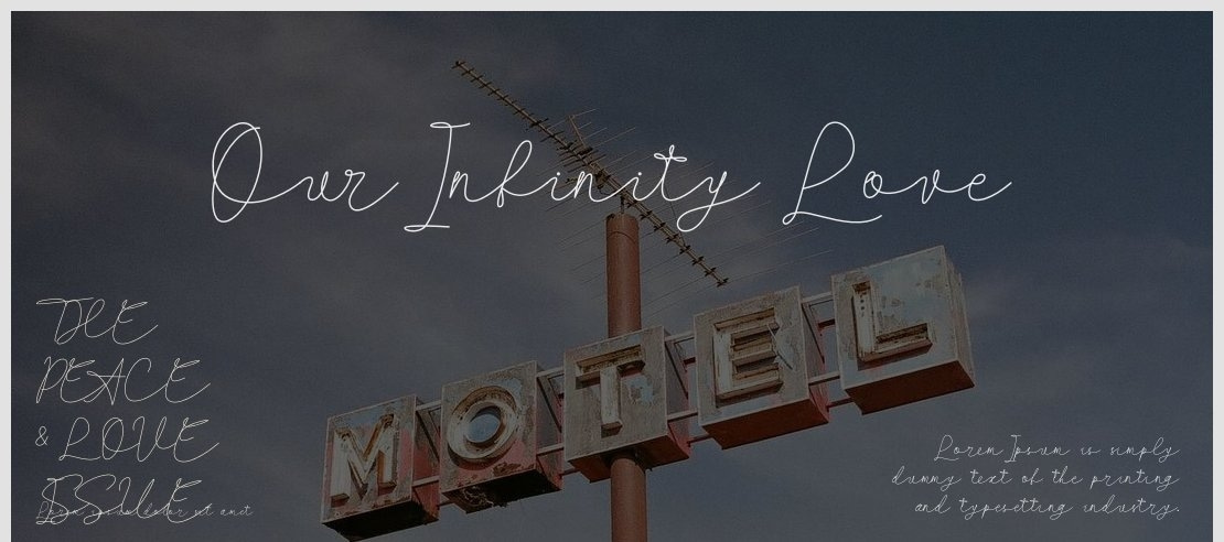 Our Infinity Love Font