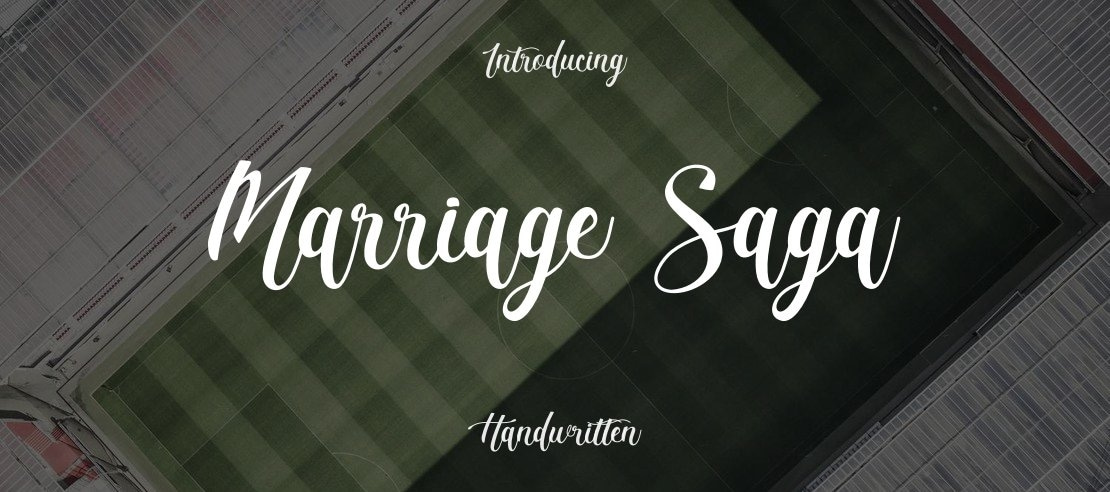 Marriage Saga Font