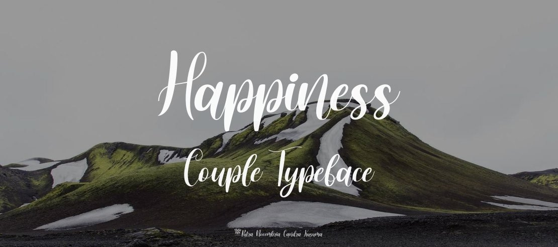 Happiness Couple Font