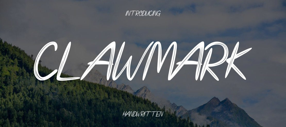 Clawmark Font