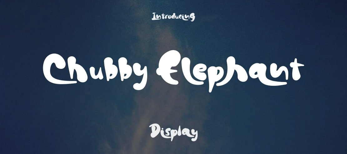 Chubby Elephant Font