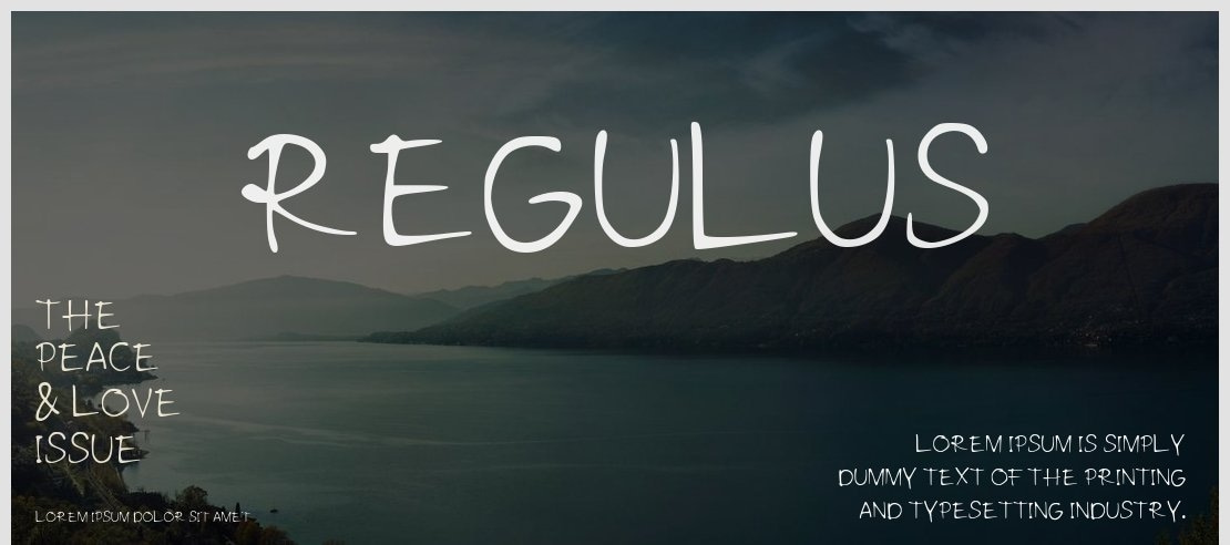 Regulus Font