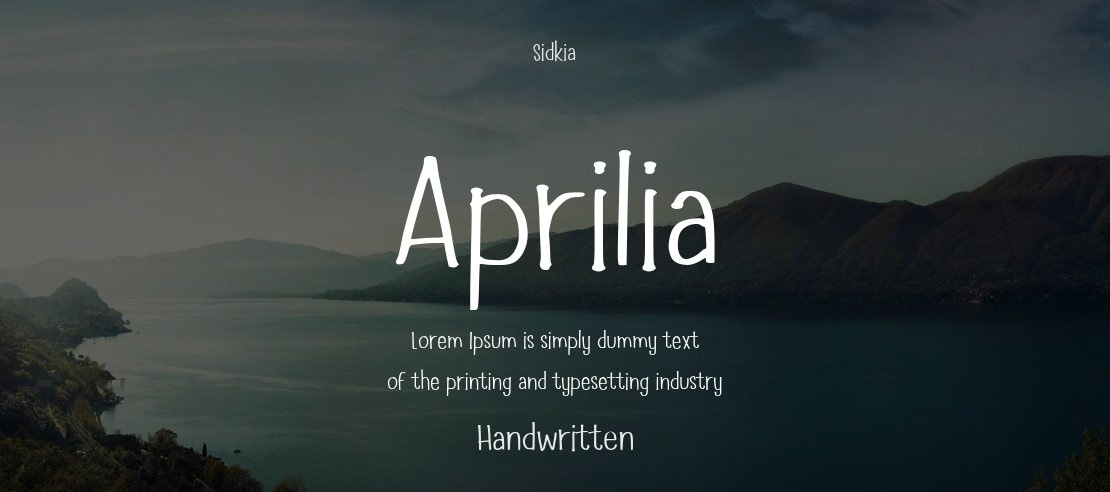 Aprilia Font