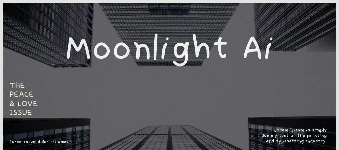 Moonlight Ai Font