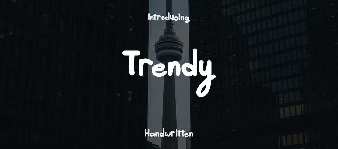 Trendy Font