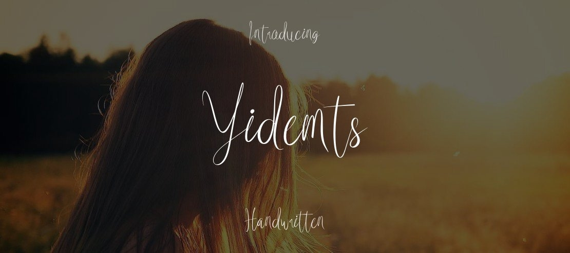 Yidemts Font