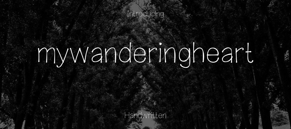 mywanderingheart Font