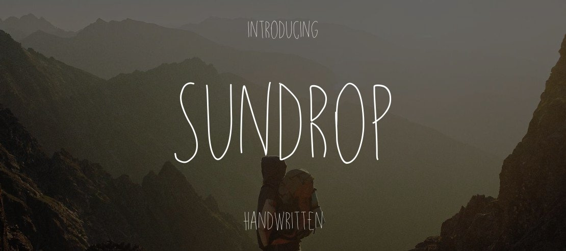 sundrop Font