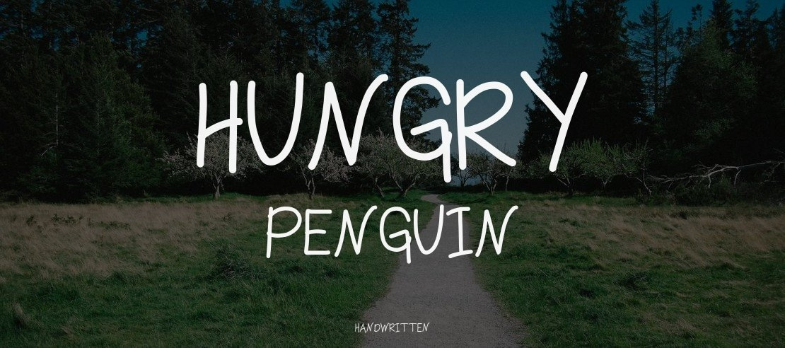 hungry penguin Font