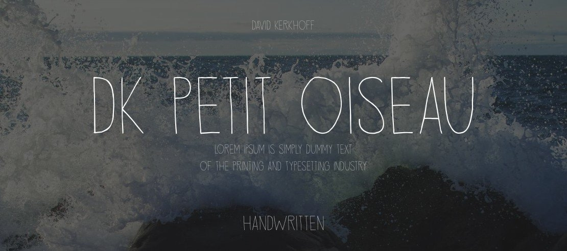 DK Petit Oiseau Font