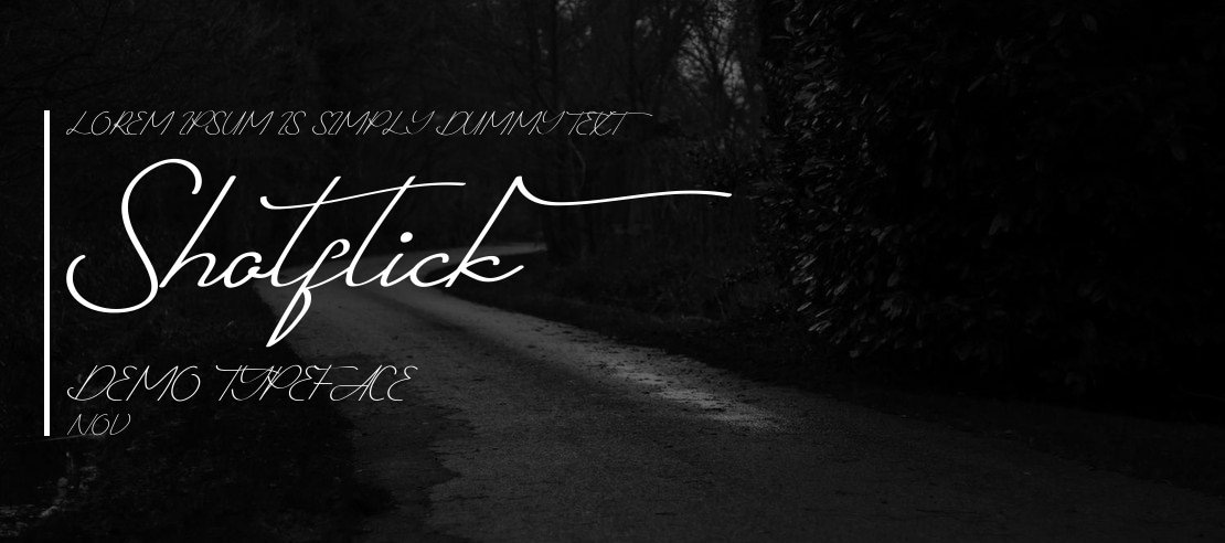 Shotflick Demo Font