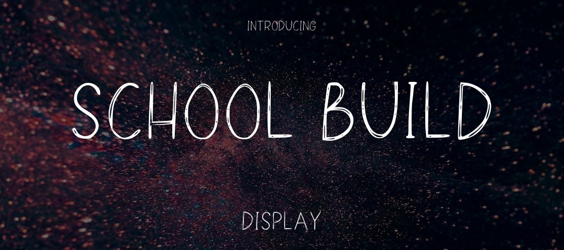 School Build Font