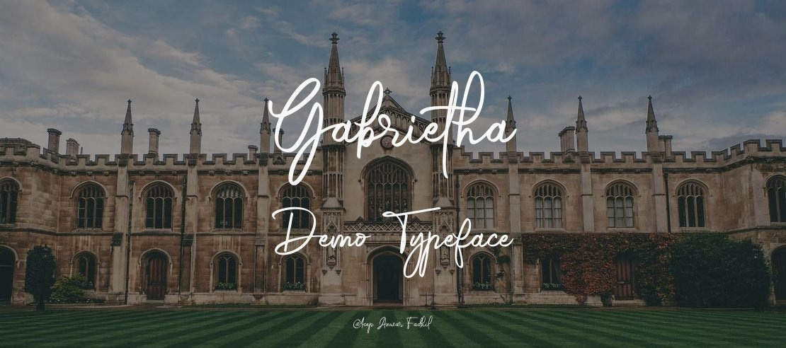 Gabrietha Demo Font