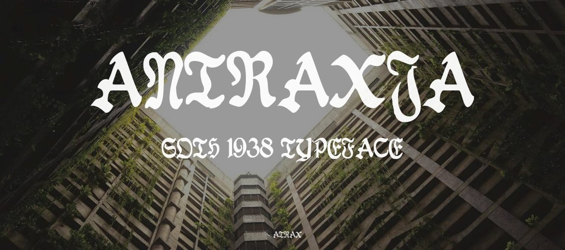 Antraxja Goth 1938 Font Family