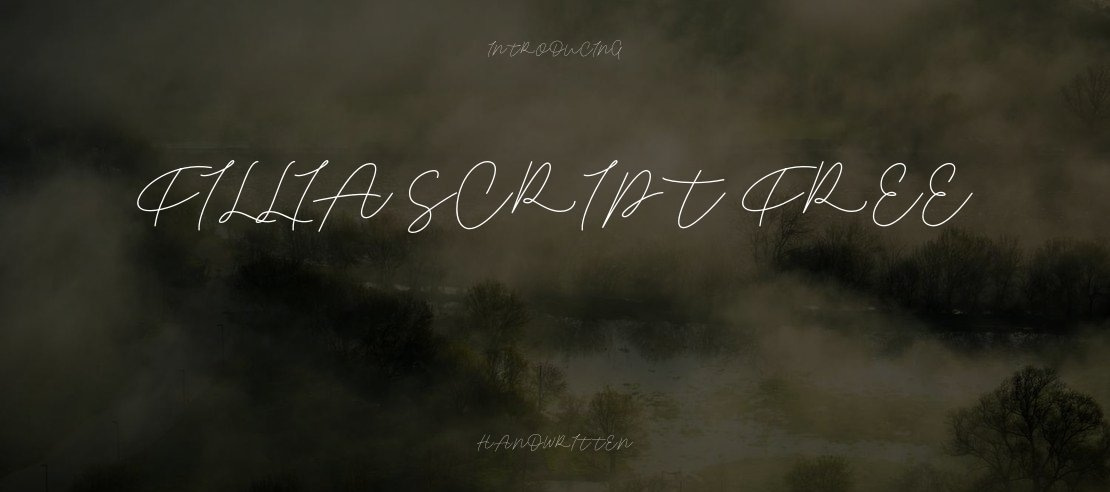 Fillia Script FREE Font