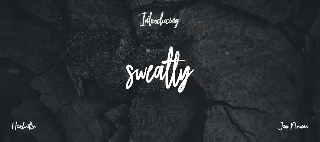 sweatty Font