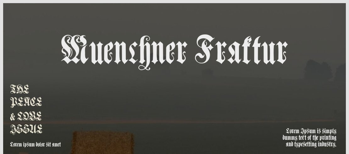 Muenchner Fraktur Font