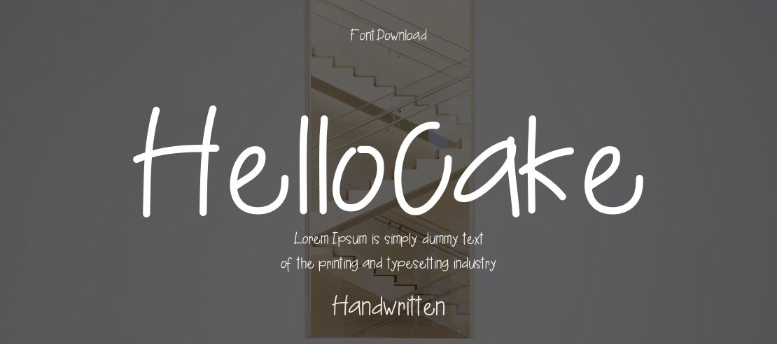 HelloCake Font