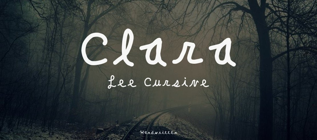 Clara Lee Cursive Font
