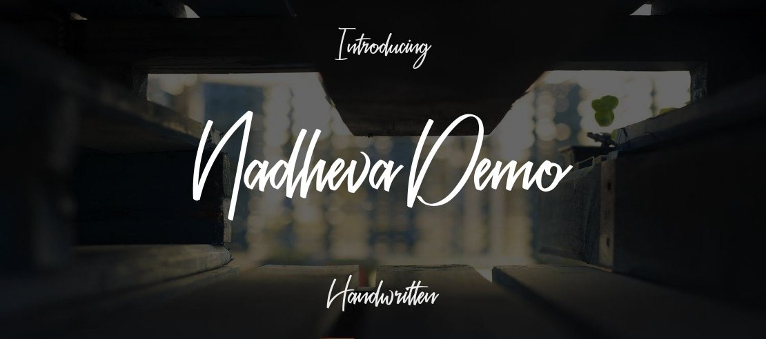 Nadheva Demo Font