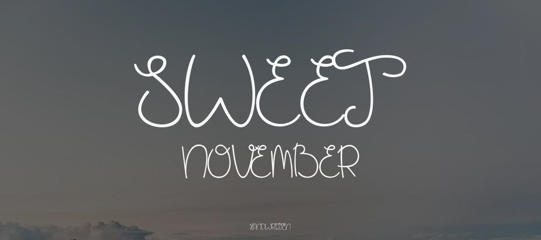 Sweet November Font