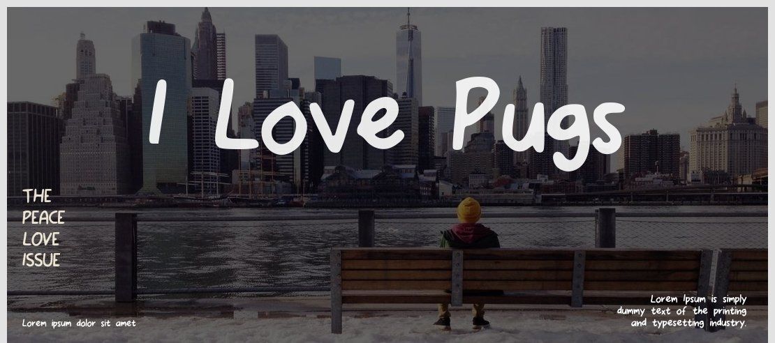 I_Love_Pugs Font