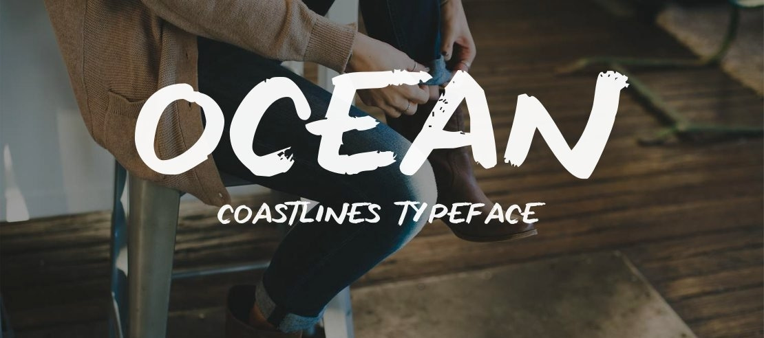 Ocean Coastlines Font