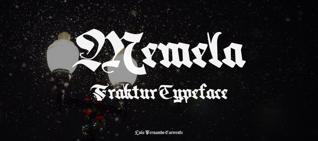 Memela Fraktur Font