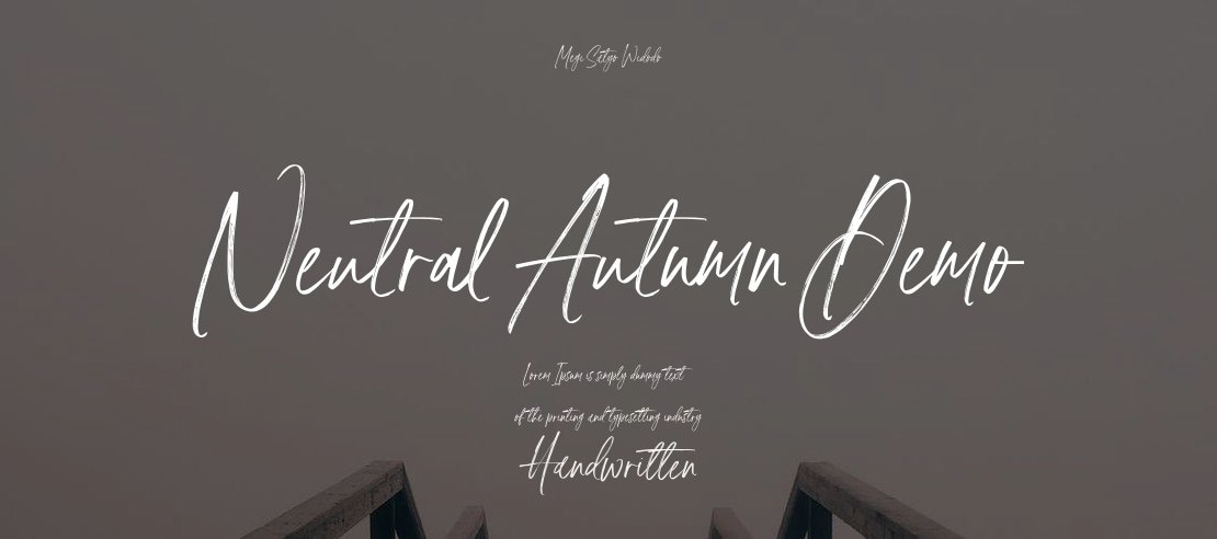 Neutral Autumn Demo Font