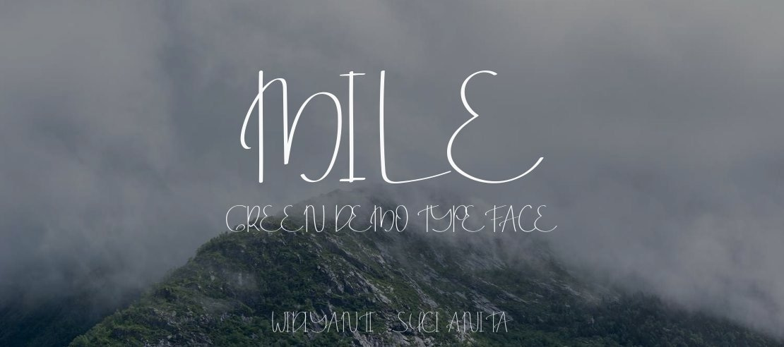 Mile Green Demo Font