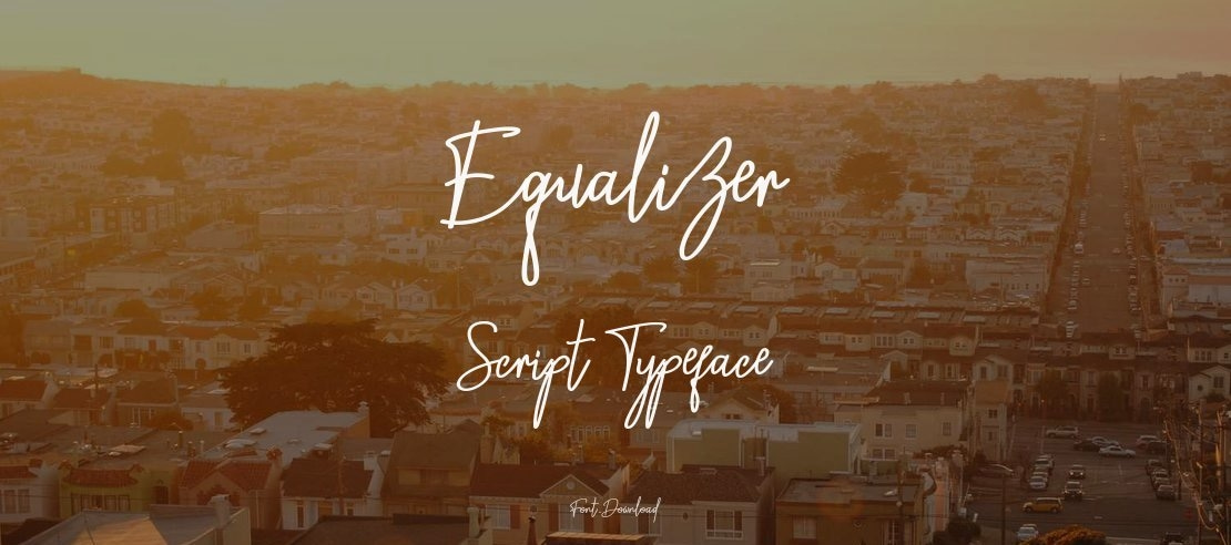 Equalizer Script Font