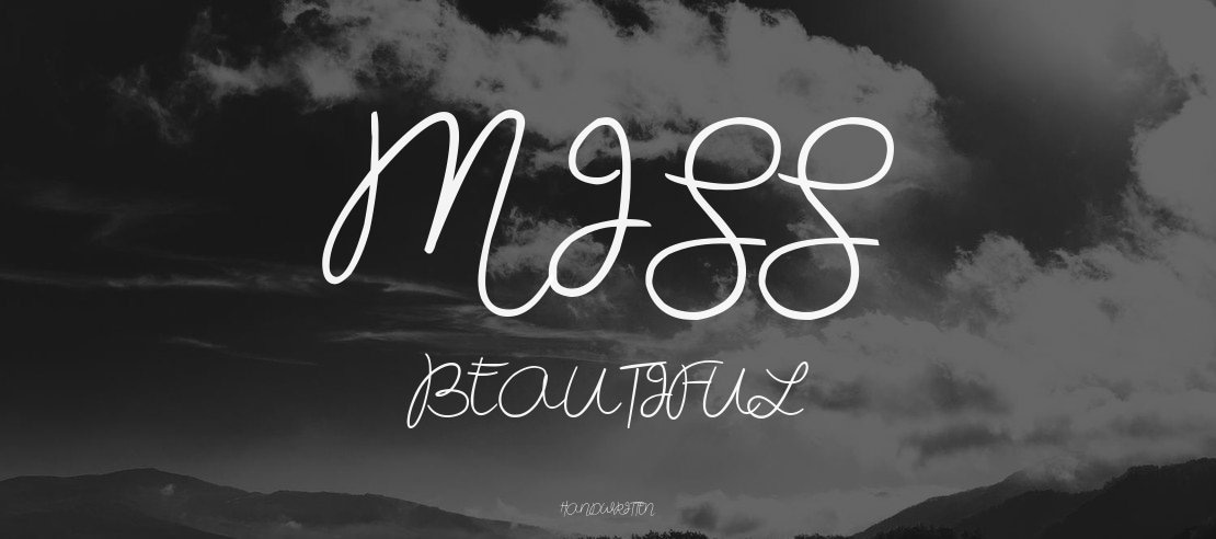 Miss Beautiful Font